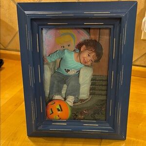 Navy Blue Picture Frame